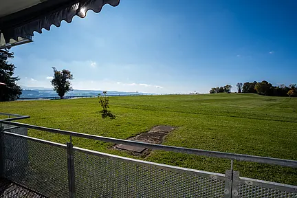 Blick vom Balkon