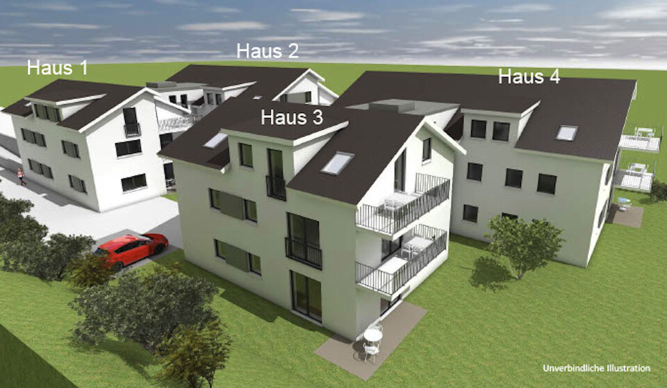 Außenansicht mit Benennung