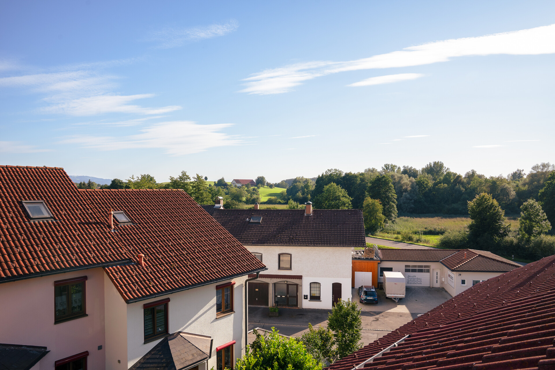 Blick aus Dachgeschoss