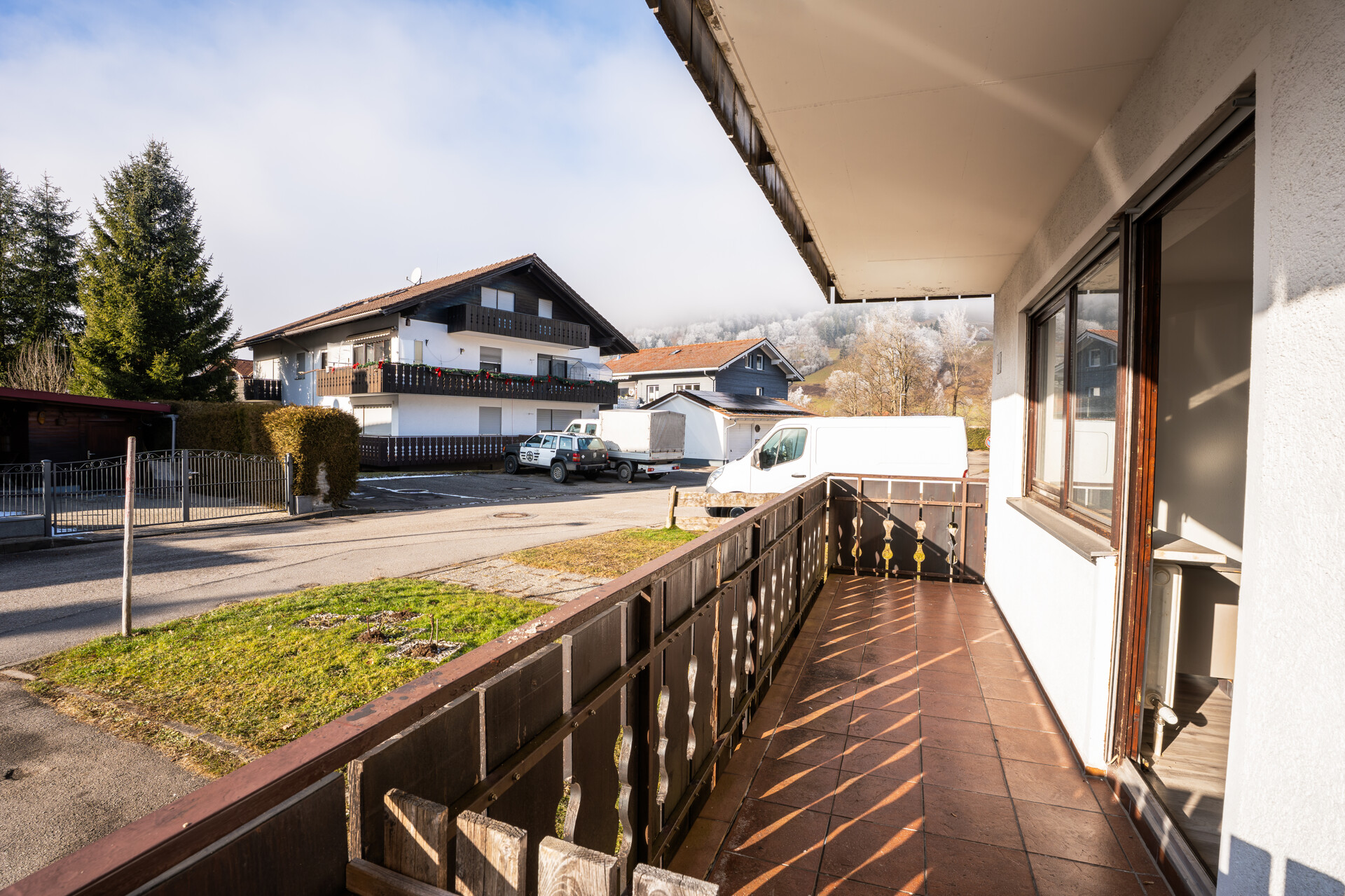Blick vom Balkon Blick vom Balkon