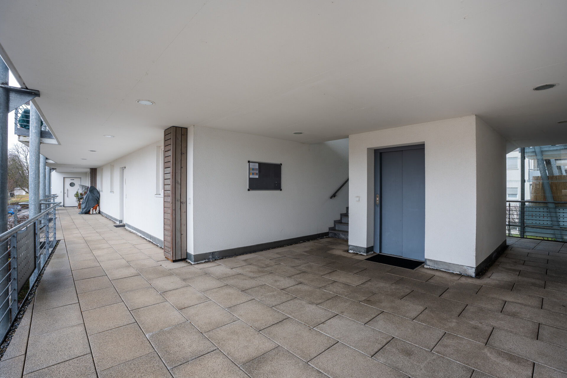 Blick zum Eingang der Wohnung