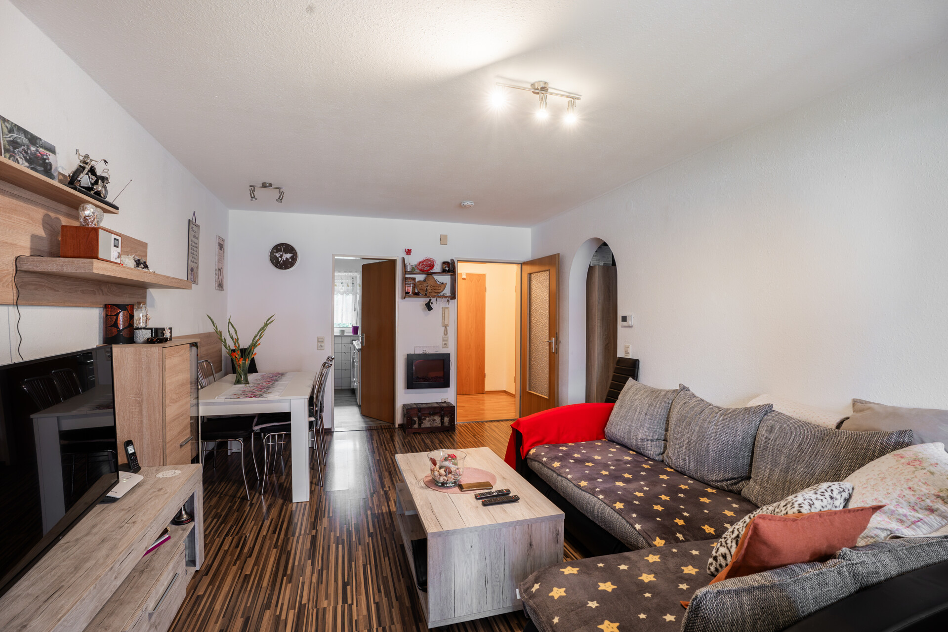 Blick in die Wohnung